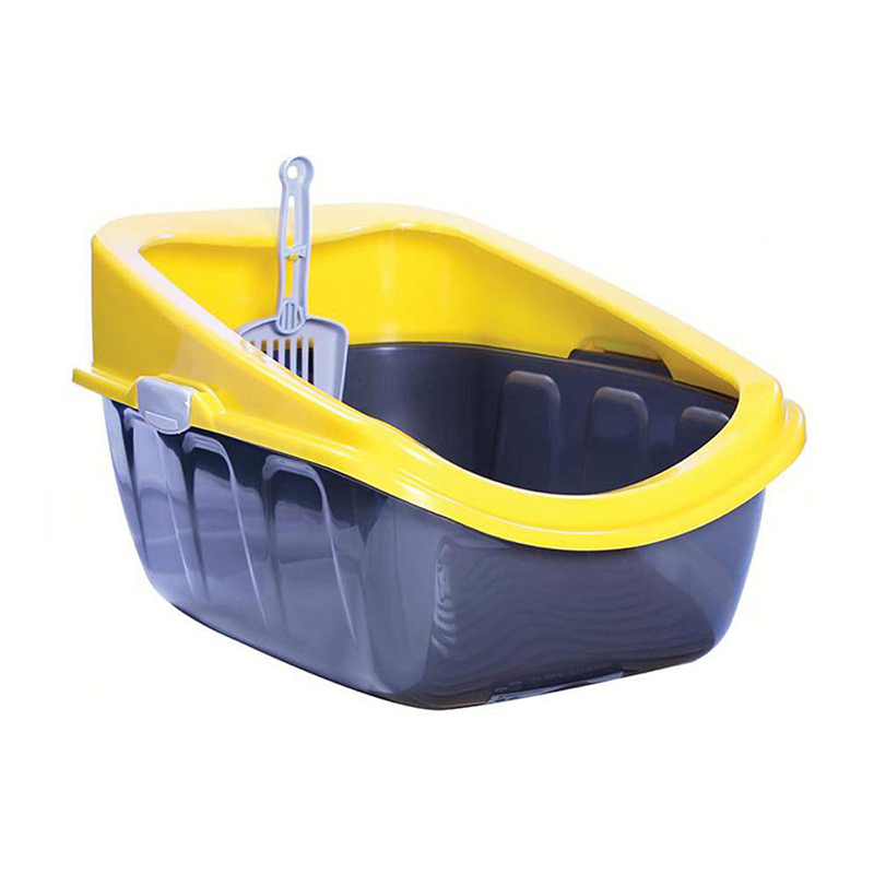 ظرف خاک لبه دار جورج همراه با بیلچه 🐈🚽